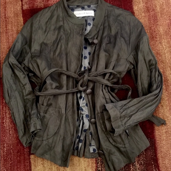 Graham & Spencer Jackets & Blazers - Graham & Spencer Silk Jacket